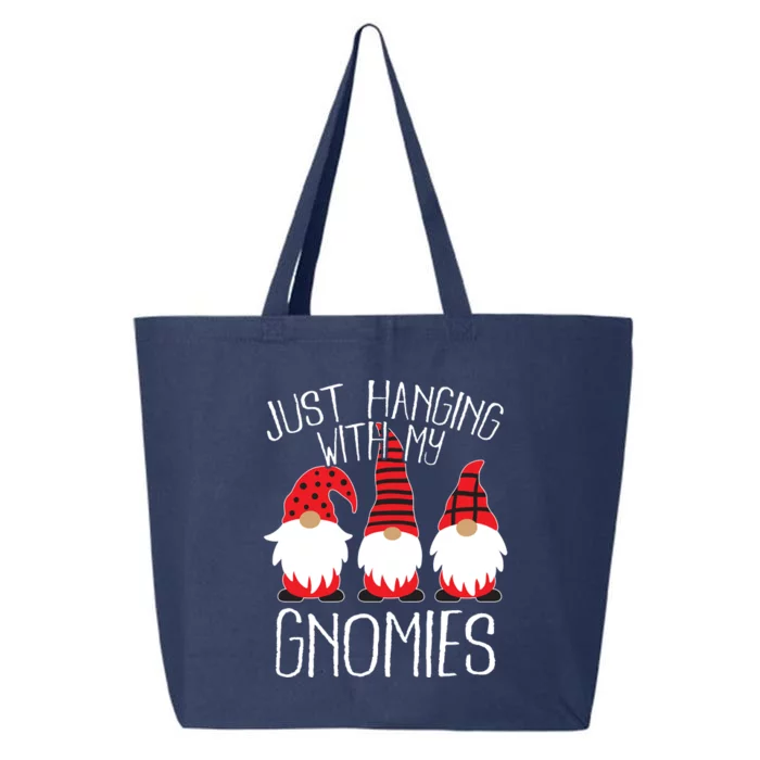 Cute Christmas Just Hanging With My Gnomies 25L Jumbo Tote