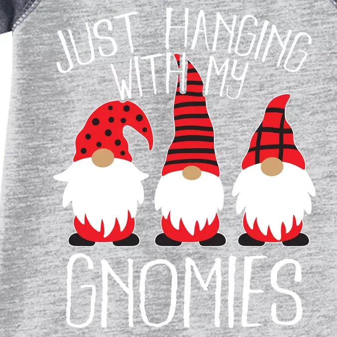 Cute Christmas Just Hanging With My Gnomies Infant Baby Jersey Bodysuit