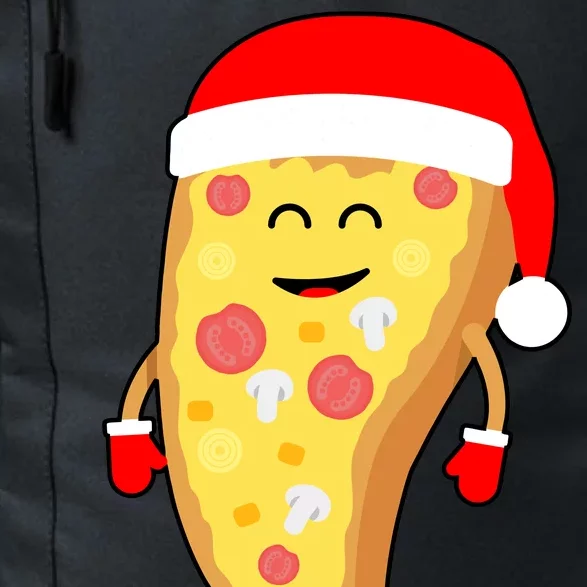 Cute Christmas Pizza Guy Daily Commute Backpack