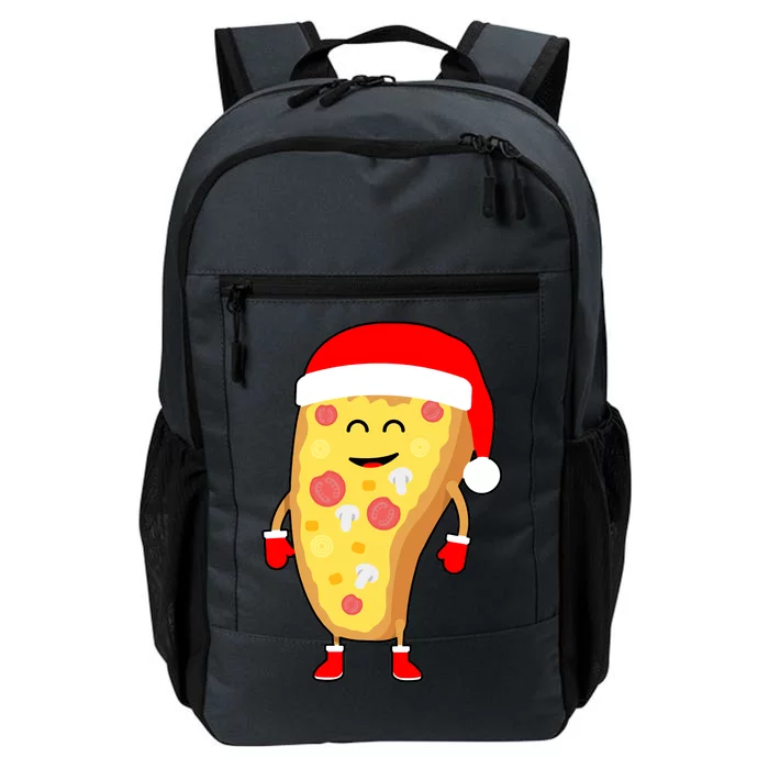 Cute Christmas Pizza Guy Daily Commute Backpack