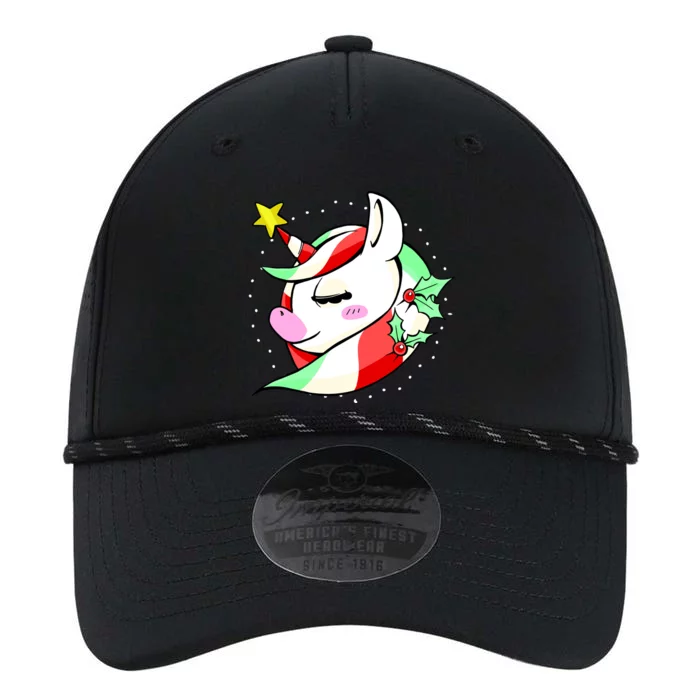 Cute Christmas Unicorn Star Mistletoe Performance The Dyno Cap