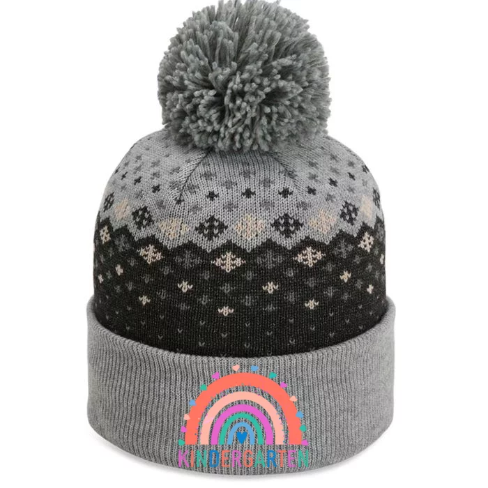 Cute Colorful Kindergarten Rainbow The Baniff Cuffed Pom Beanie