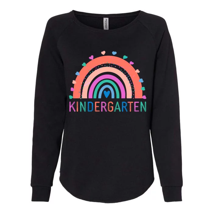 Cute Colorful Kindergarten Rainbow Womens California Wash Sweatshirt