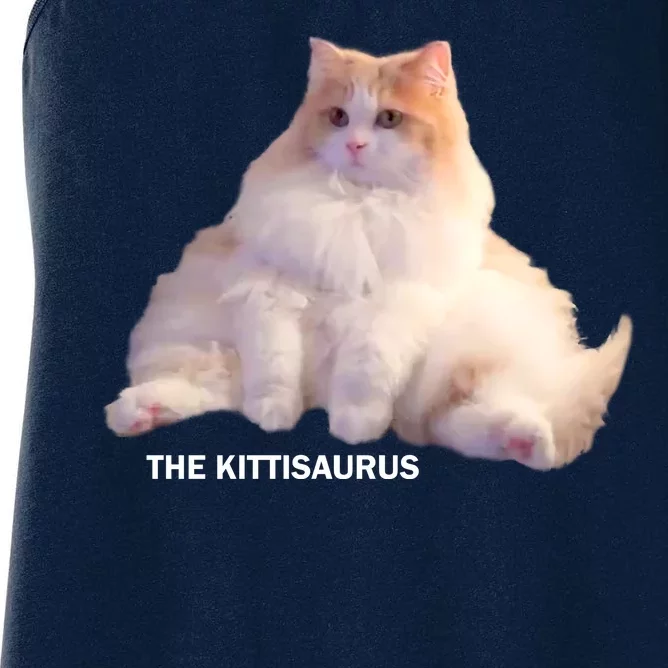 Cute DD The Cat Kittisaurus Women's Racerback Tank