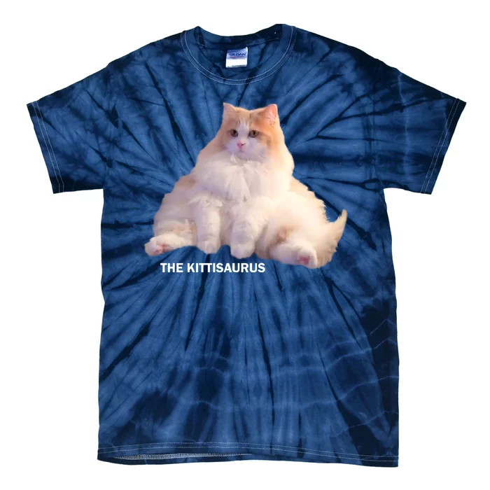 Cute DD The Cat Kittisaurus Tie-Dye T-Shirt