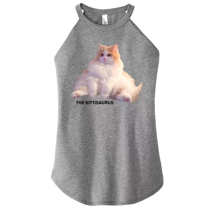 Cute DD The Cat Kittisaurus Women’s Perfect Tri Rocker Tank