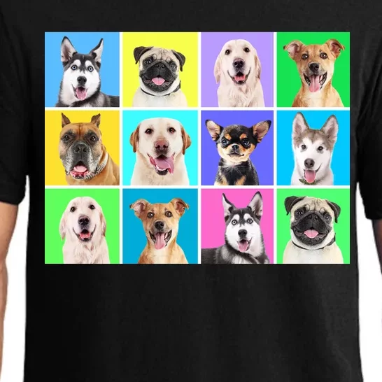 Cute Dogs Portrait Pajama Set