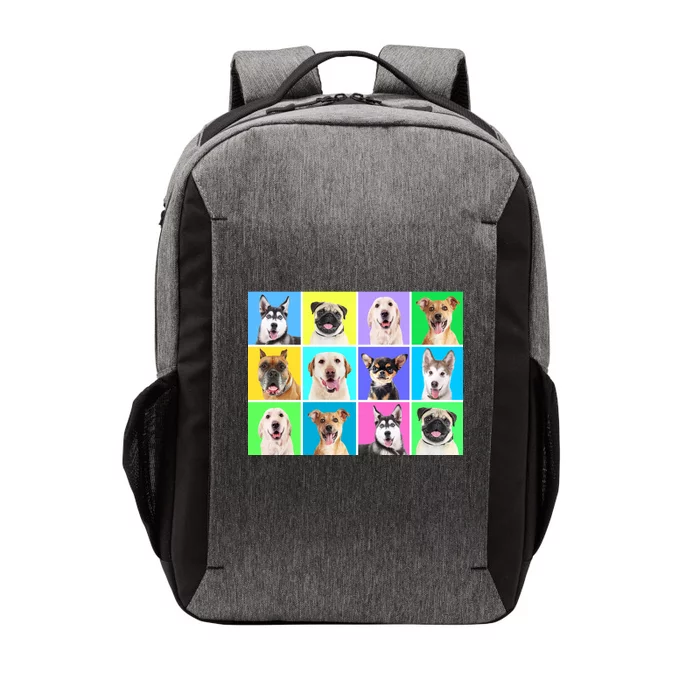 Cute Dogs Portrait Vector Backpack