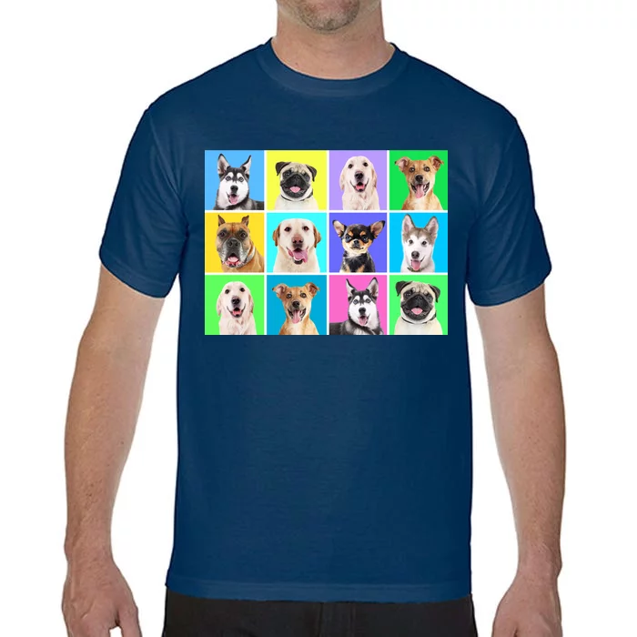 Cute Dogs Portrait Comfort Colors T-Shirt