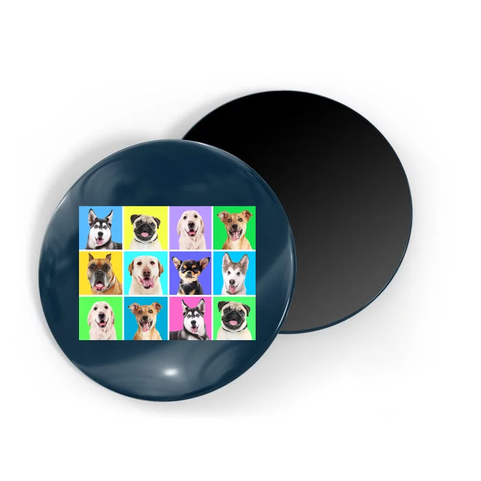 Cute Dogs Portrait Magnet