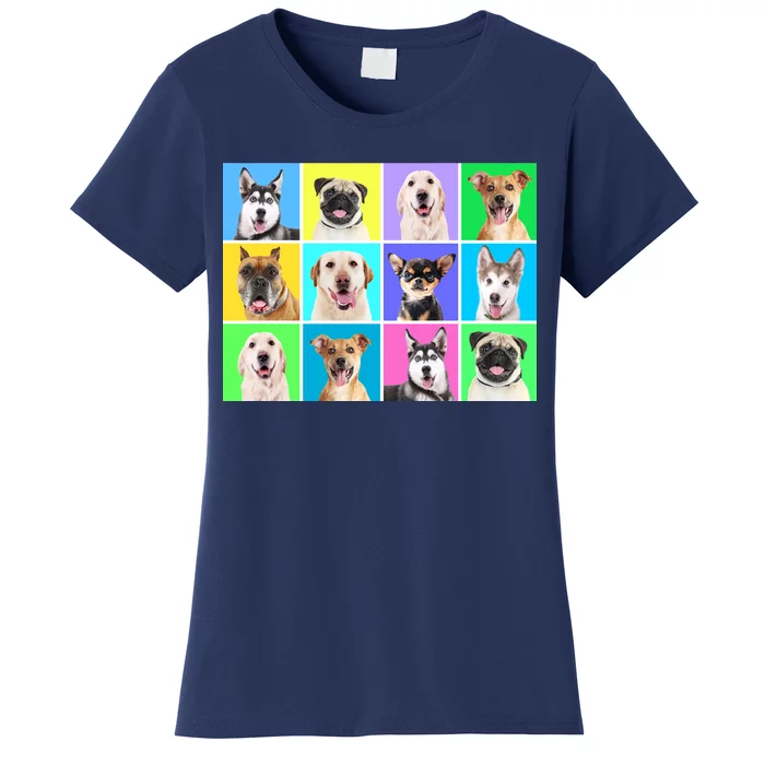 Cute Dogs Portrait Women's T-Shirt