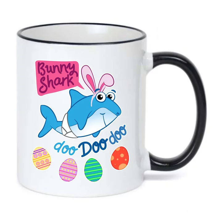 Cute Easter Baby Shark Doo Doo Doo Black Color Changing Mug