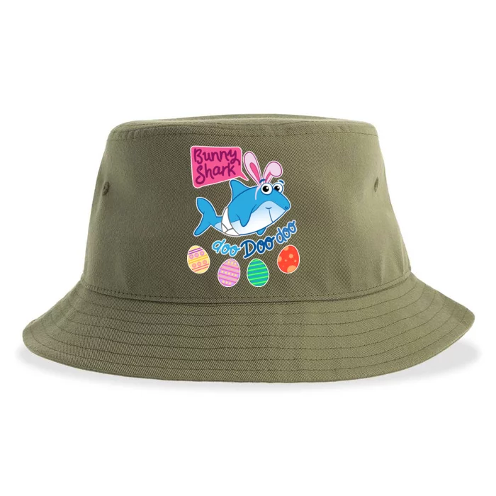 Cute Easter Baby Shark Doo Doo Doo Sustainable Bucket Hat