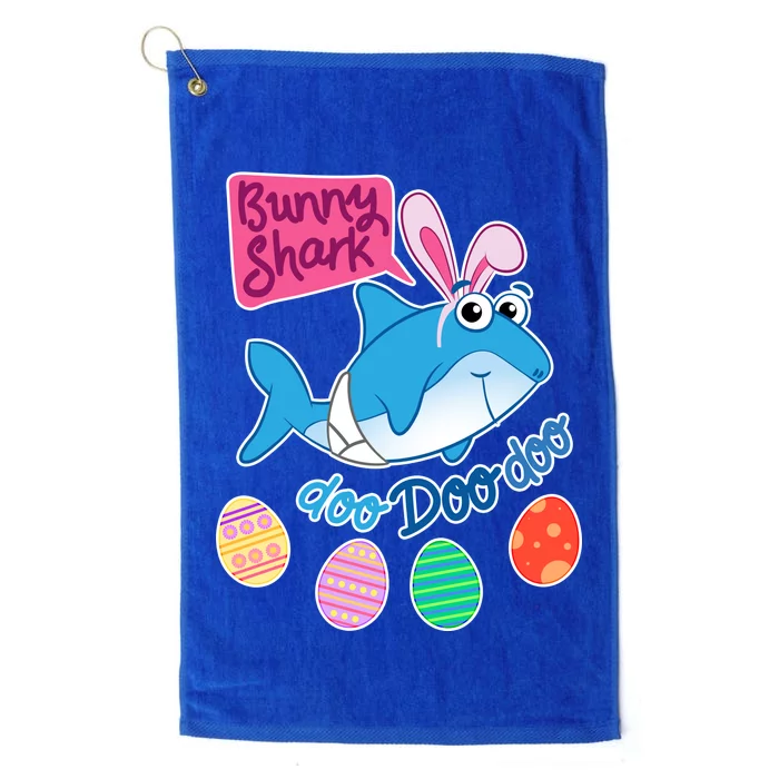 Cute Easter Baby Shark Doo Doo Doo Platinum Collection Golf Towel