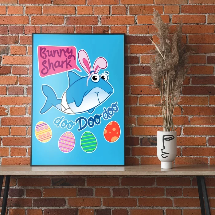 Cute Easter Baby Shark Doo Doo Doo Poster