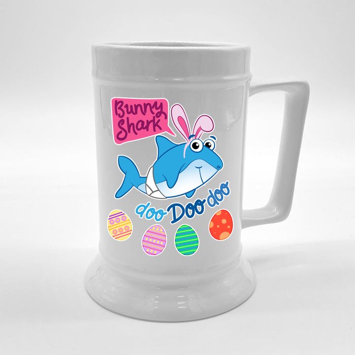 Cute Easter Baby Shark Doo Doo Doo Front & Back Beer Stein