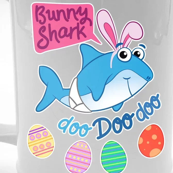 Cute Easter Baby Shark Doo Doo Doo Front & Back Beer Stein