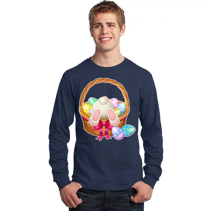 Cute Easter Bunny Basket Tall Long Sleeve T-Shirt