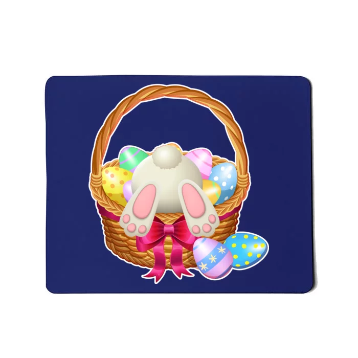 Cute Easter Bunny Basket Mousepad