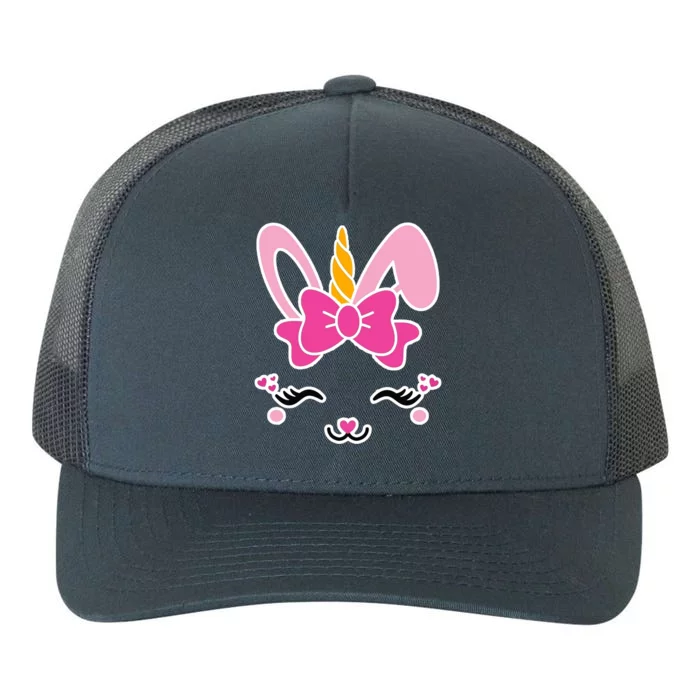 Cute Easter Bunny Unicorn Magical Yupoong Adult 5-Panel Trucker Hat