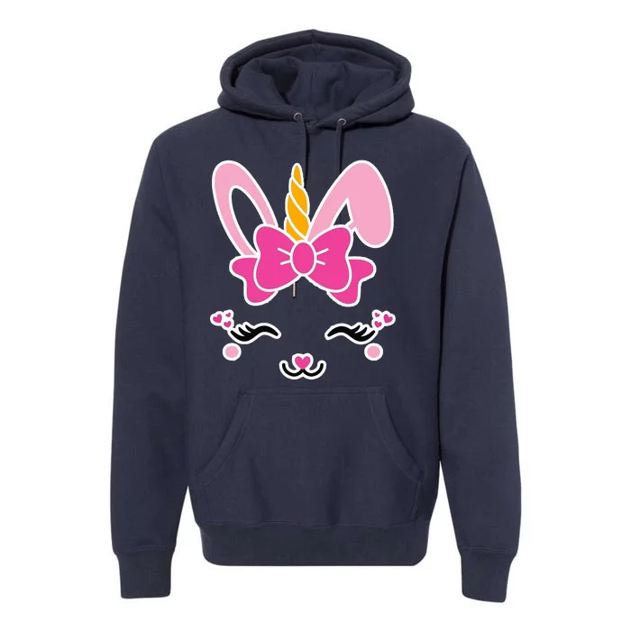 Cute Easter Bunny Unicorn Magical Premium Hoodie