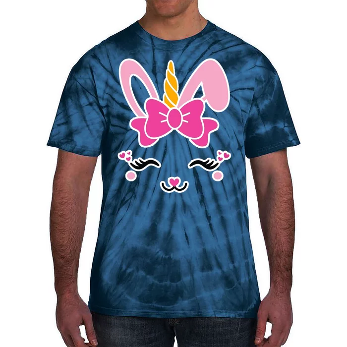 Cute Easter Bunny Unicorn Magical Tie-Dye T-Shirt