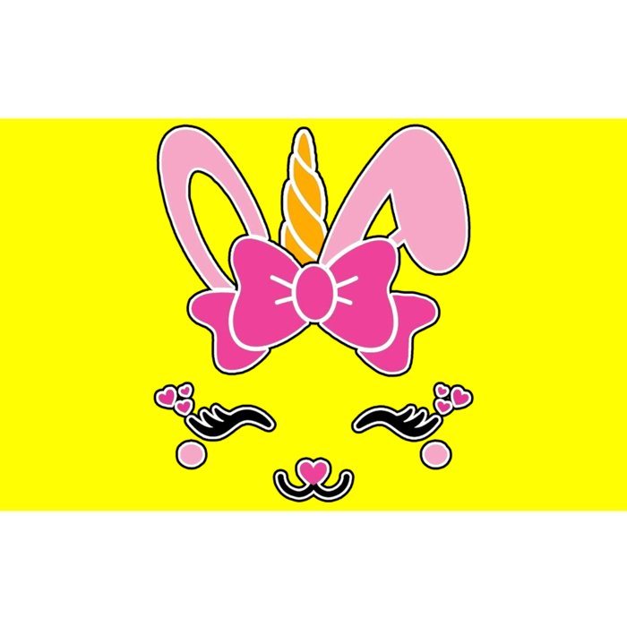 Cute Easter Bunny Unicorn Magical Bumper Sticker