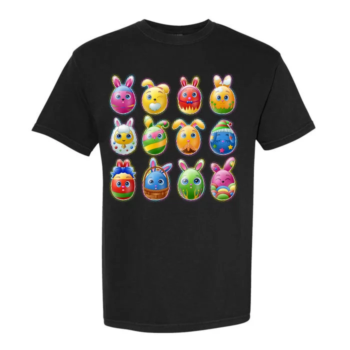 Cute Easter Eggs Garment-Dyed Heavyweight T-Shirt