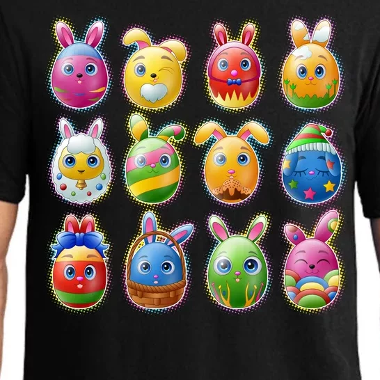 Cute Easter Eggs Pajama Set