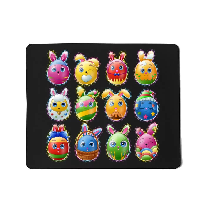 Cute Easter Eggs Mousepad