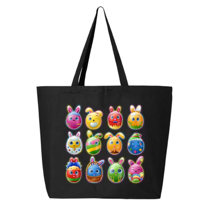 Cute Easter Eggs 25L Jumbo Tote