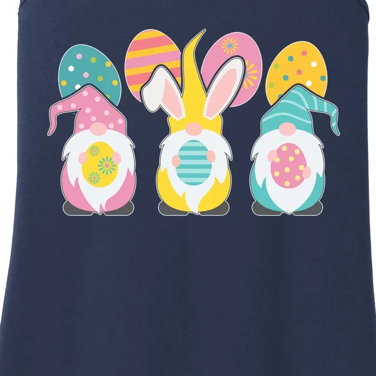 Cute Easter Holiday Gnomes Ladies Essential Tank