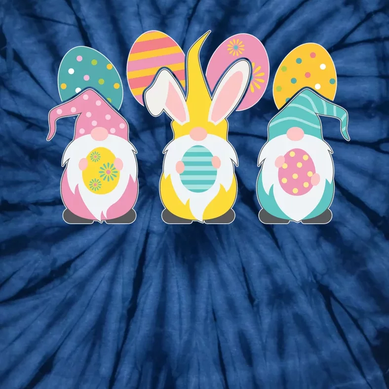 Cute Easter Holiday Gnomes Tie-Dye T-Shirt