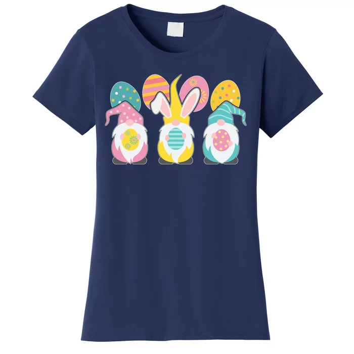 Cute Easter Holiday Gnomes Women's T-Shirt