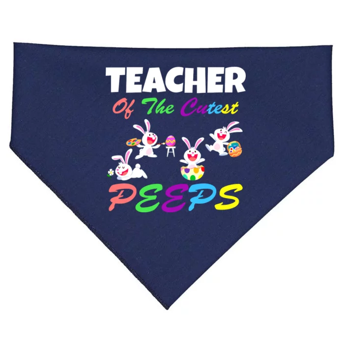 Cute Easter: Teacher Of The Cutest Peeps USA-Made Doggie Bandana