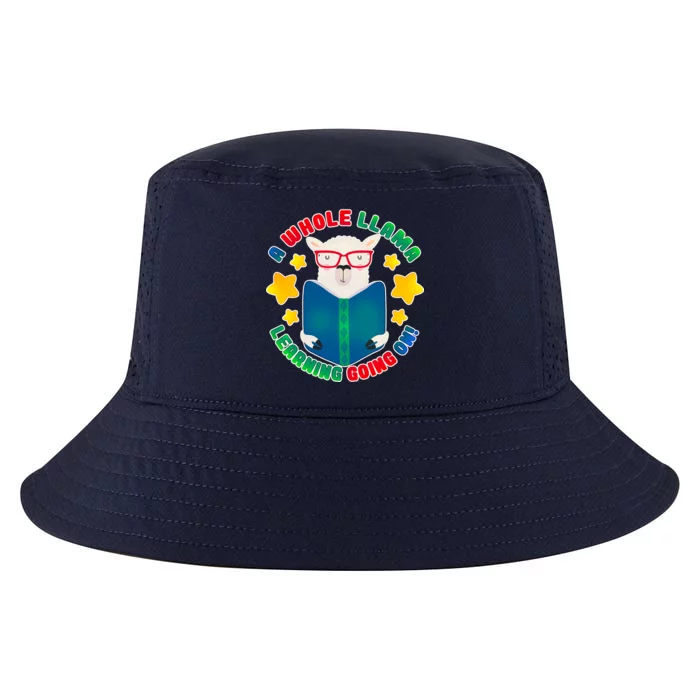 Cute Educational - A Whole Llama Learning Cool Comfort Performance Bucket Hat