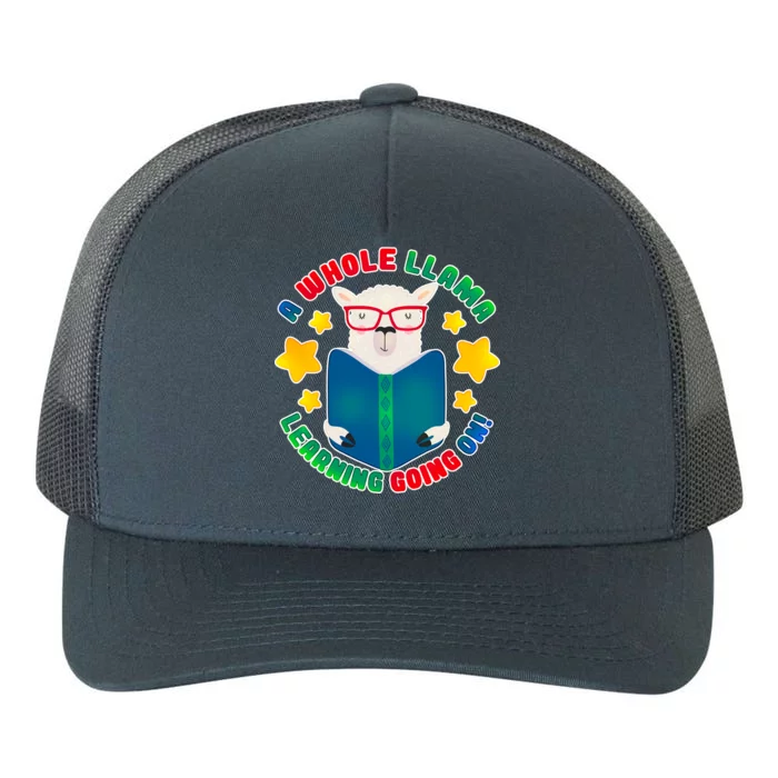 Cute Educational - A Whole Llama Learning Yupoong Adult 5-Panel Trucker Hat