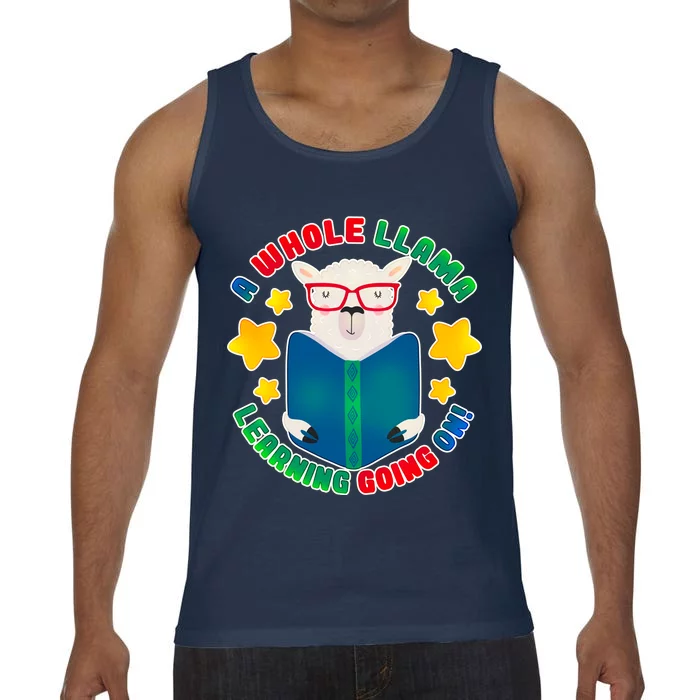 Cute Educational - A Whole Llama Learning Comfort Colors® Tank Top