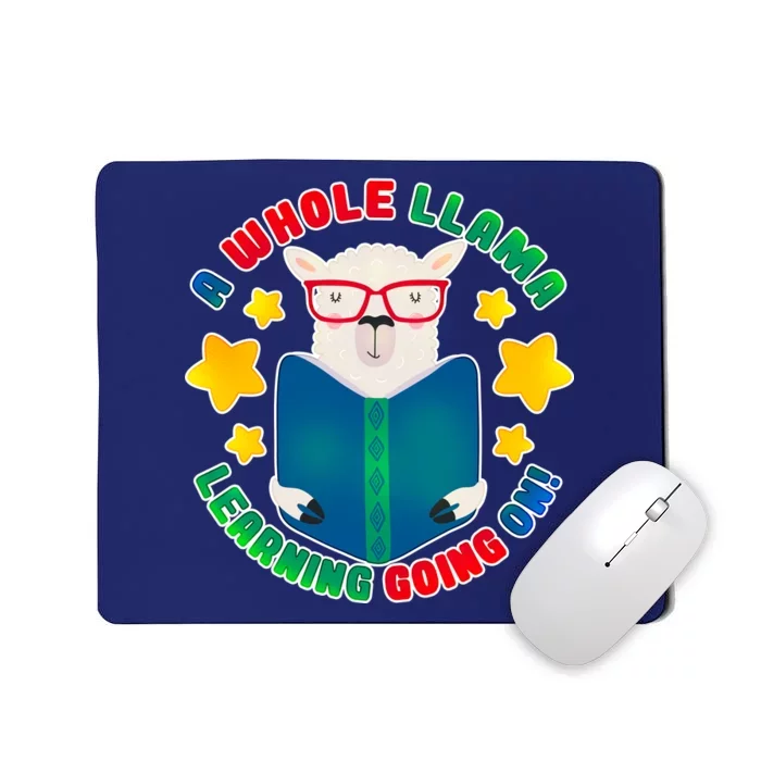 Cute Educational - A Whole Llama Learning Mousepad