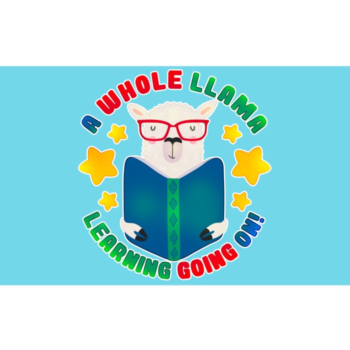 Cute Educational - A Whole Llama Learning Bumper Sticker