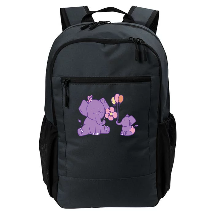 Cute Elephants Daily Commute Backpack