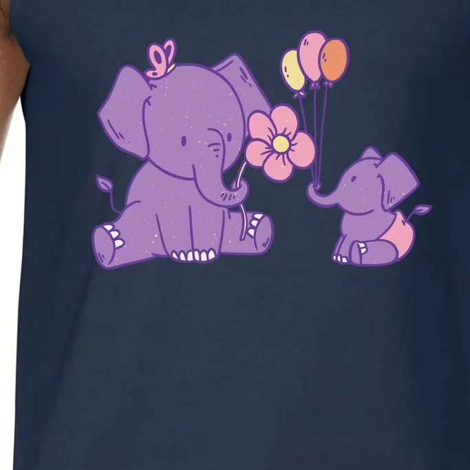 Cute Elephants Comfort Colors® Tank Top