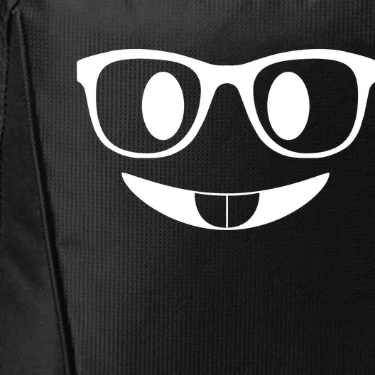 Cute Emoji Nerd Face City Backpack