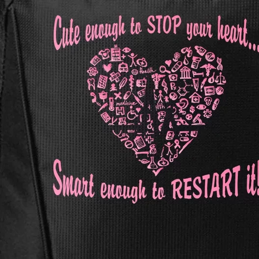 Cute Enough To Stop The Heart City Backpack