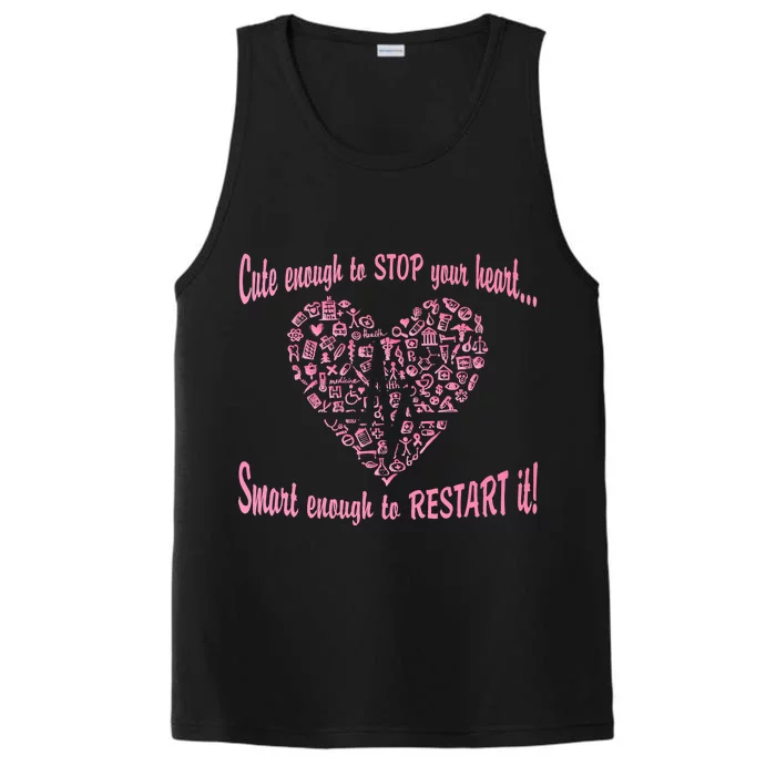 Cute Enough To Stop The Heart Performance Tank