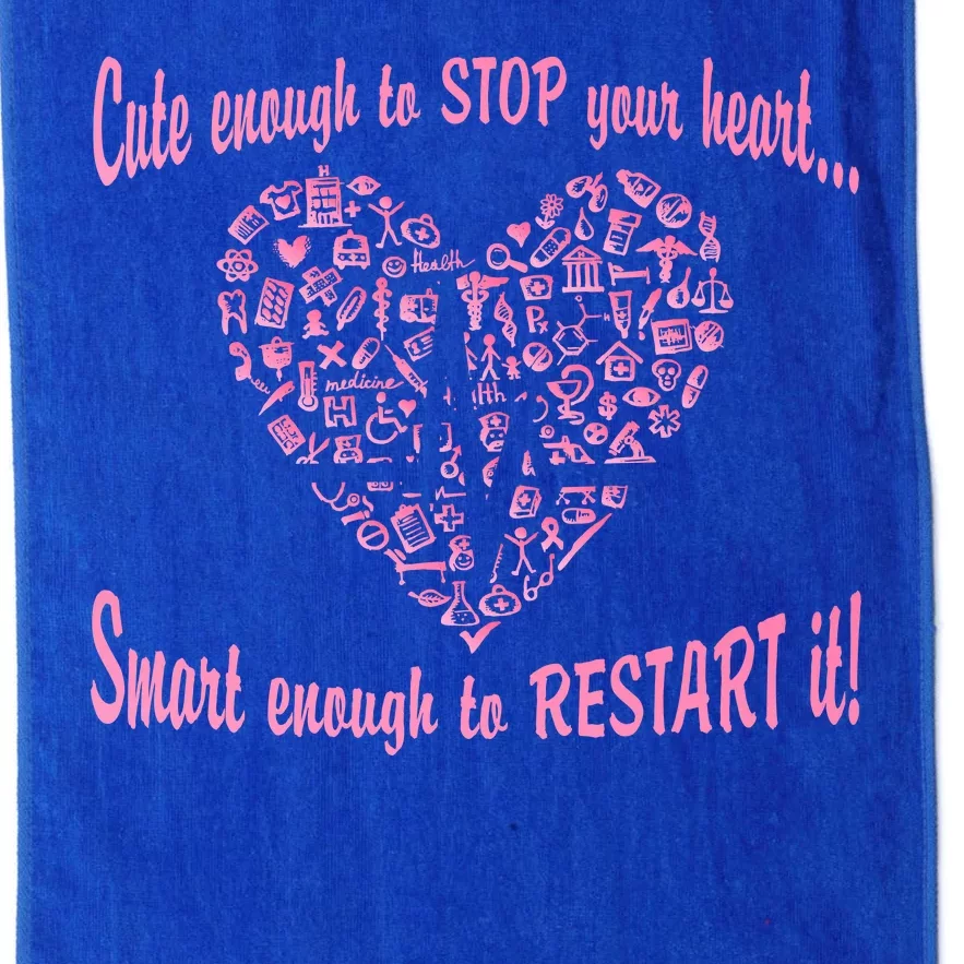 Cute Enough To Stop The Heart Platinum Collection Golf Towel