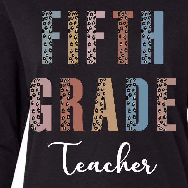 Cute Fifth Grade Teacher Womens Cotton Relaxed Long Sleeve T-Shirt