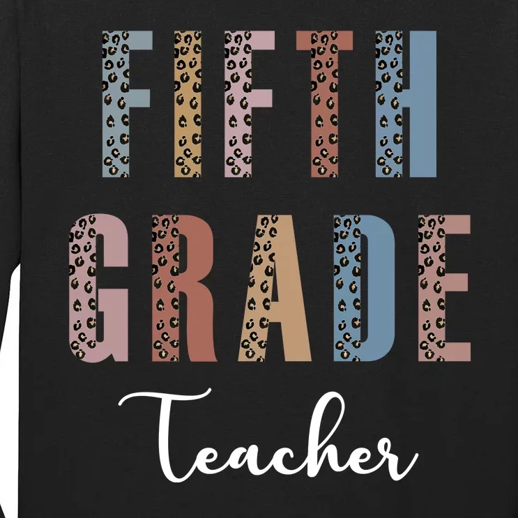 Cute Fifth Grade Teacher Tall Long Sleeve T-Shirt