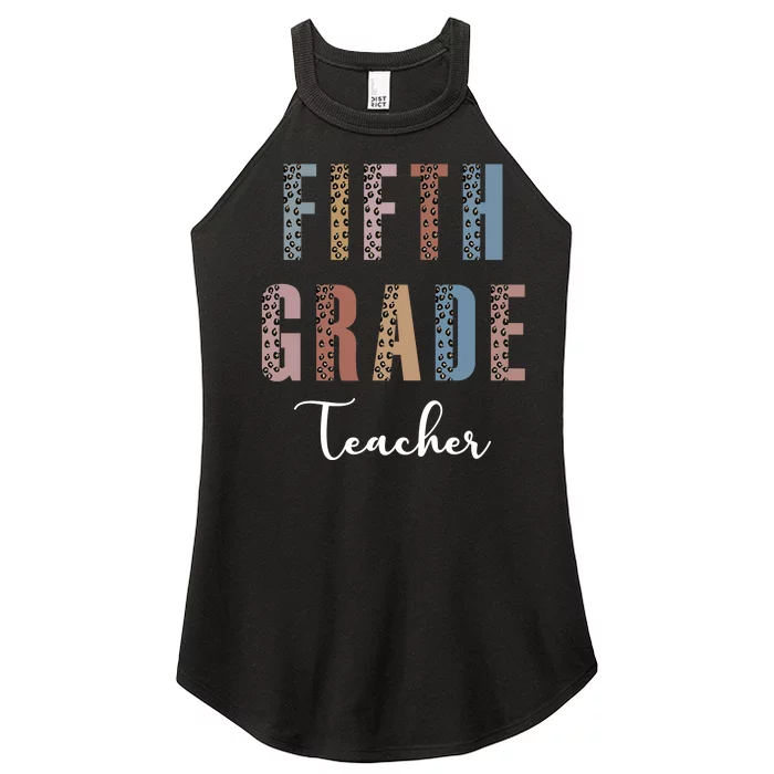 Cute Fifth Grade Teacher Women’s Perfect Tri Rocker Tank