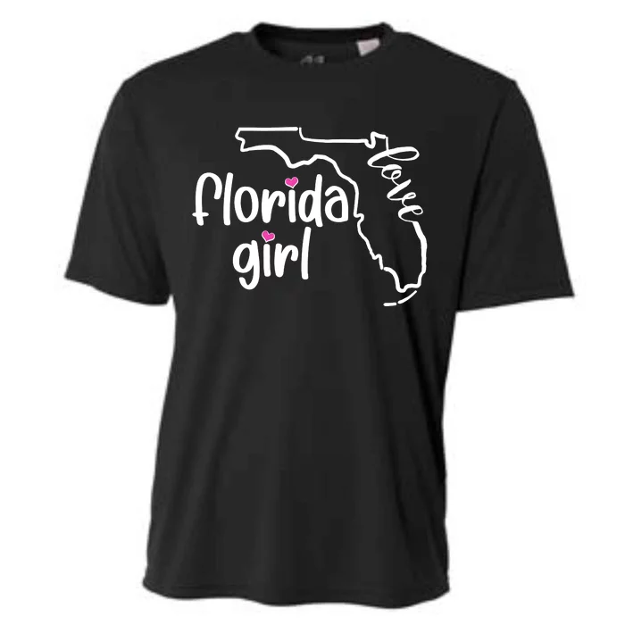 Cute Florida Girl Love Cooling Performance Crew T-Shirt